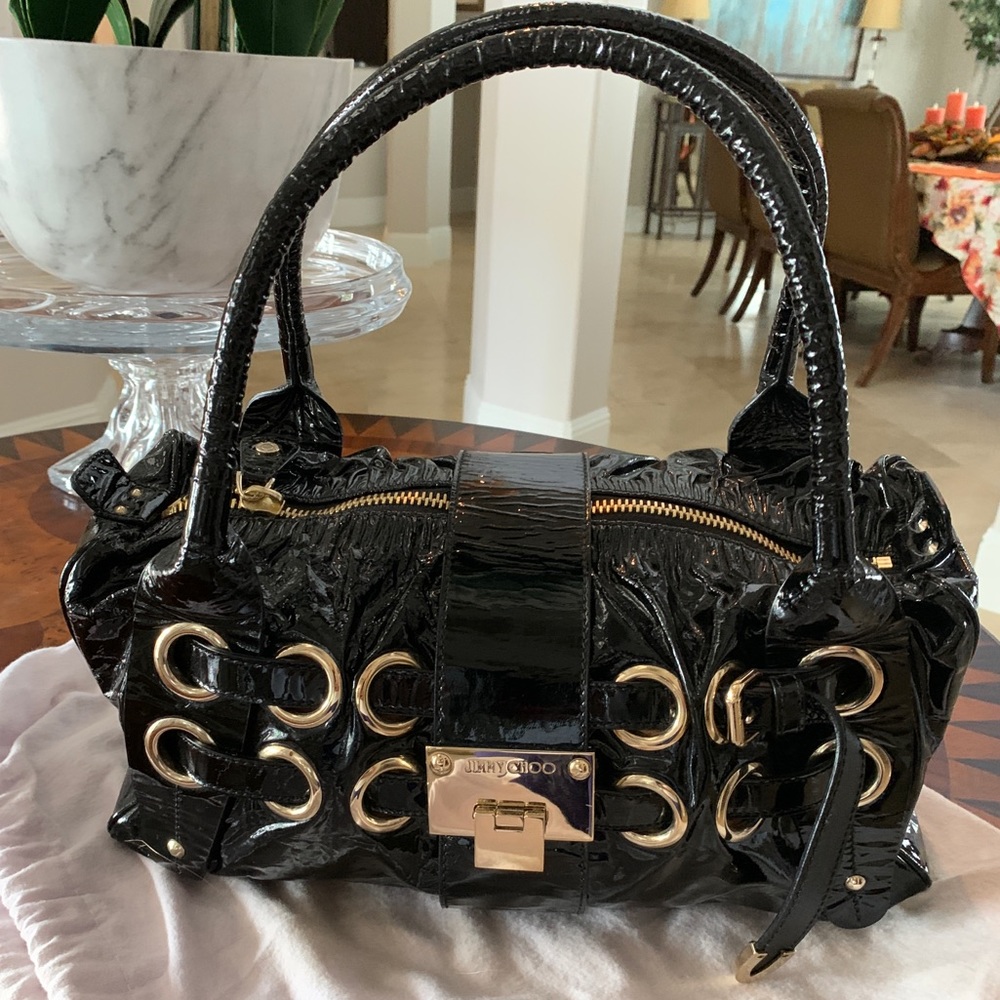Jimmy Choo Paten Leather Purse